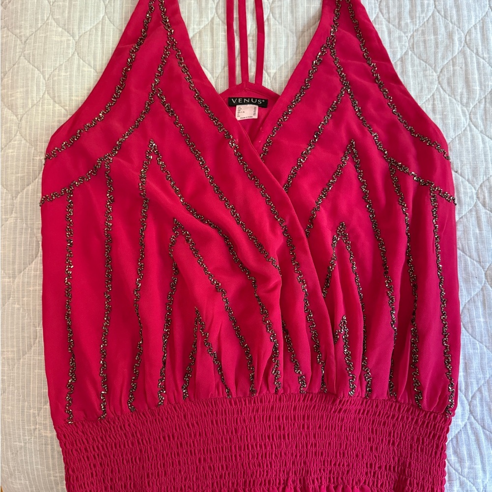 VENUS Women's Vibrant Fuschia Tank Top
